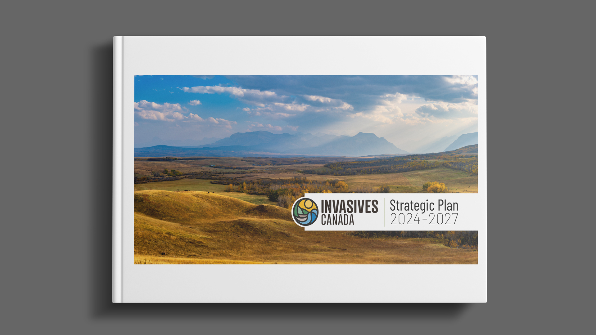 Invasives Canada Strategic Plan 2024-2027 Book Cover Mockup